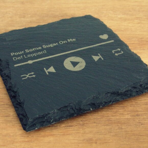 Custom Music Player Coasters (set of 4) - Picture 4 of 5